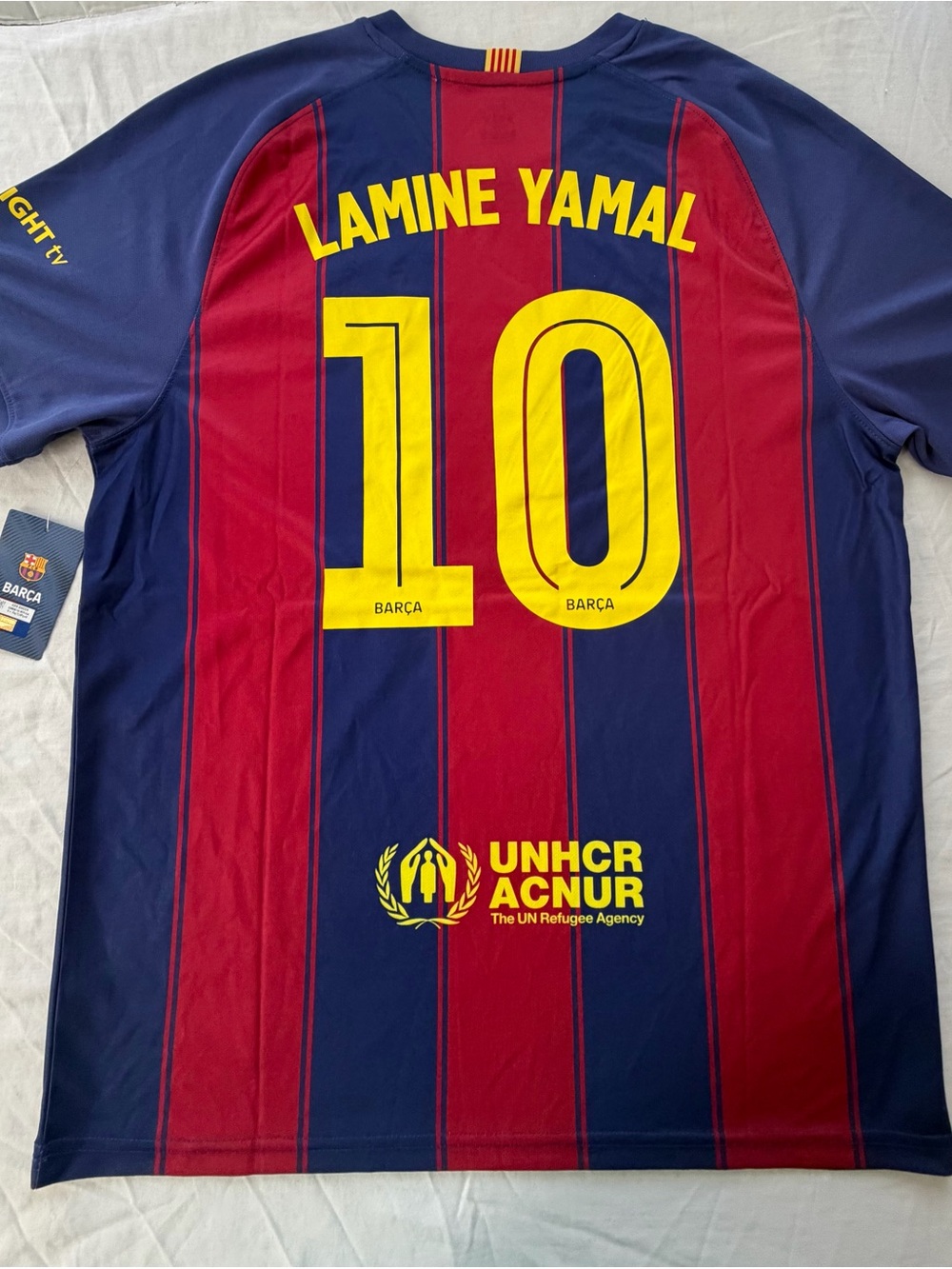 FC Barcelona Lamine Yamal #10 Jersey Unisex Adult Size L